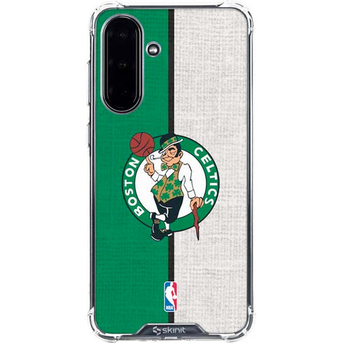 NBA Boston Celtics Canvas Galaxy A36 5G Clear Case