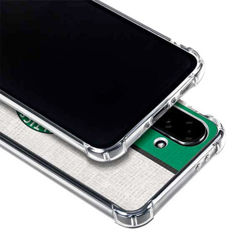 NBA Boston Celtics Canvas Galaxy A36 5G Clear Case
