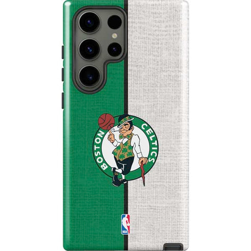 NBA Boston Celtics Canvas Galaxy S23 Ultra Pro Case