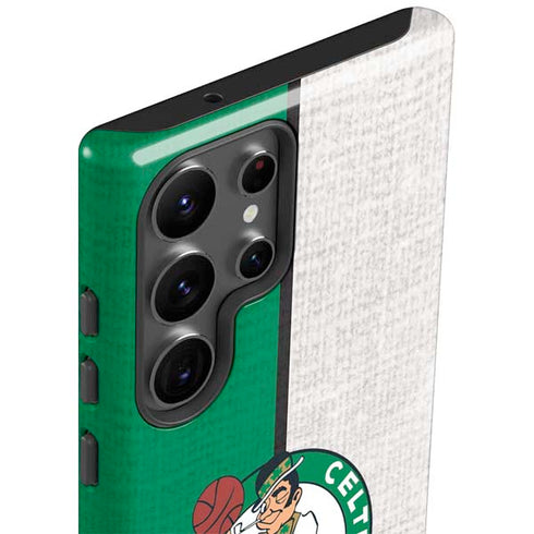 NBA Boston Celtics Canvas Galaxy S23 Ultra Pro Case