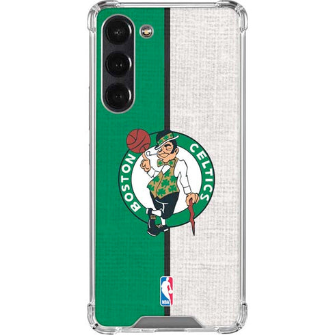 NBA Boston Celtics Canvas Galaxy S24 FE Clear Case