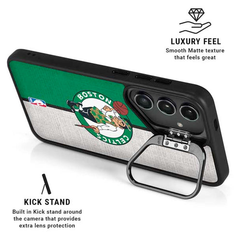 NBA Boston Celtics Canvas Galaxy S25 Kickstand Case