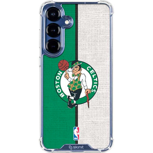 NBA Boston Celtics Canvas Galaxy S25 Clear Case