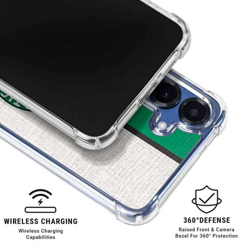 NBA Boston Celtics Canvas Galaxy S25 Clear Case
