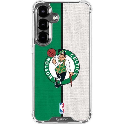 NBA Boston Celtics Canvas Galaxy S26 Clear Case
