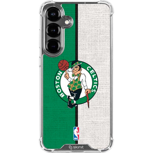 NBA Boston Celtics Canvas Galaxy S26 Plus Clear Case