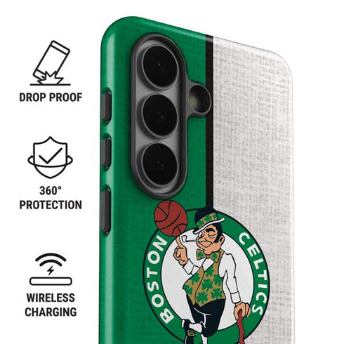 NBA Boston Celtics Canvas Galaxy S26 Plus Impact Case