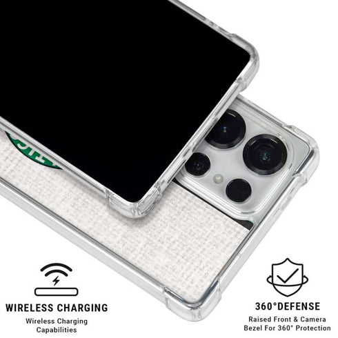 NBA Boston Celtics Canvas Galaxy S26 Ultra Clear Case