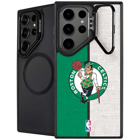 NBA Boston Celtics Canvas Galaxy S26 Ultra Kickstand Case
