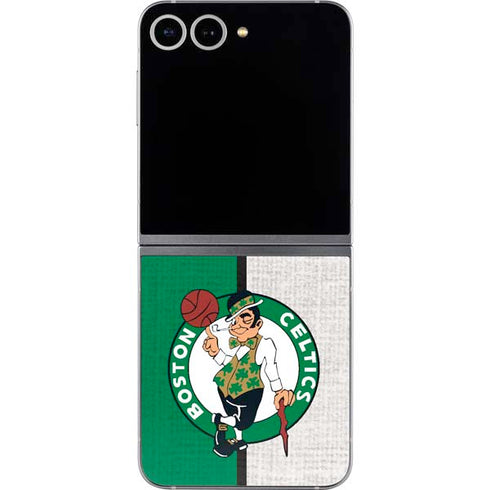 NBA Boston Celtics Canvas Galaxy Z Flip6 Skin
