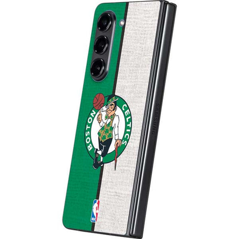 NBA Boston Celtics Canvas Galaxy Z Fold5 5G Skin