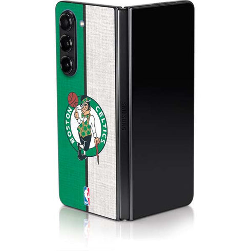 NBA Boston Celtics Canvas Galaxy Z Fold5 5G Skin