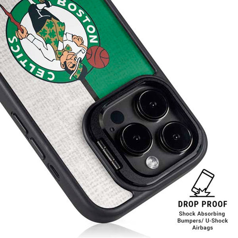 NBA Boston Celtics Canvas iPhone 13 Pro Kickstand Case