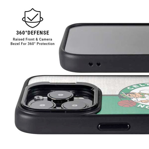 NBA Boston Celtics Canvas iPhone 13 Pro Max Kickstand Case