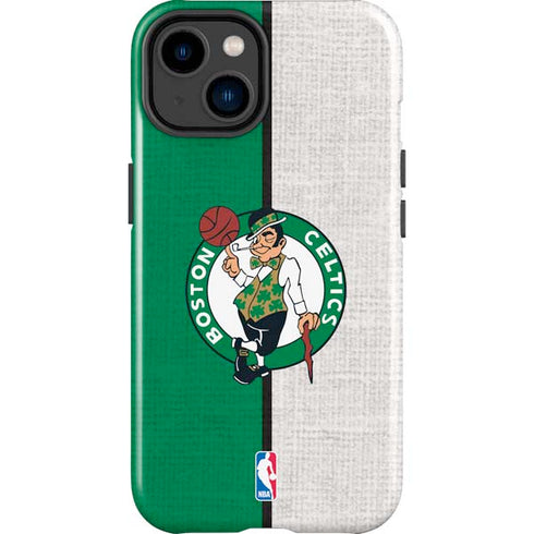NBA Boston Celtics Canvas iPhone 15 Impact Case