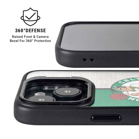 NBA Boston Celtics Canvas iPhone 15 Kickstand Case