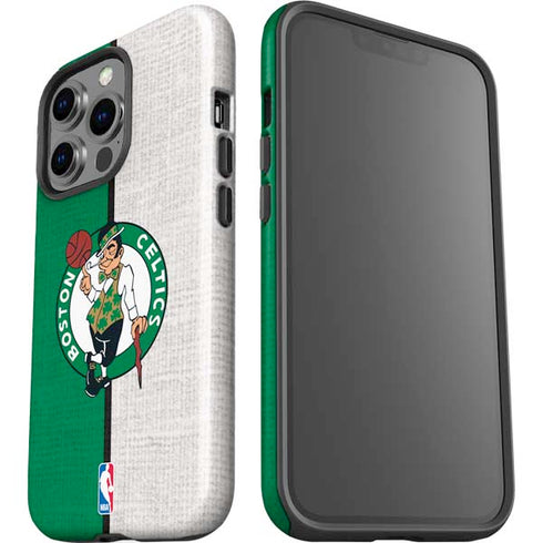 NBA Boston Celtics Canvas iPhone 15 Pro Impact Case