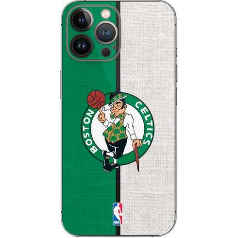 NBA Boston Celtics Canvas iPhone 15 Pro Max Skin