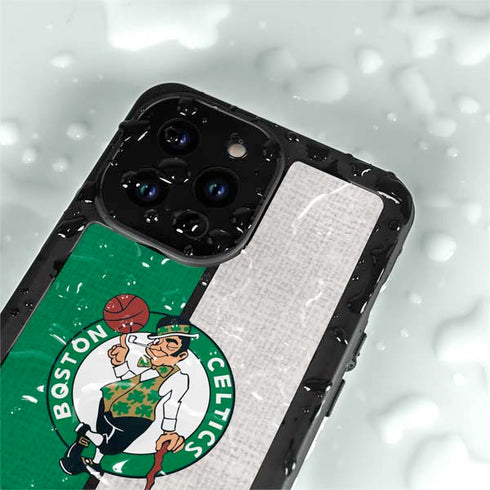 NBA Boston Celtics Canvas iPhone 15 Pro Waterproof Case