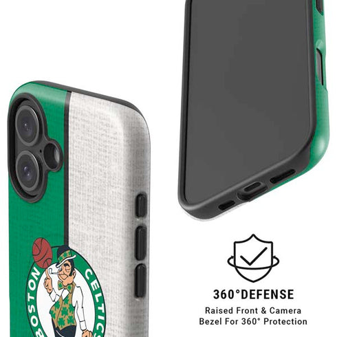 NBA Boston Celtics Canvas iPhone 16 Magsafe Impact Case