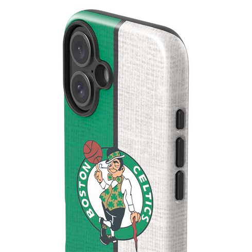 NBA Boston Celtics Canvas iPhone 16 Plus Impact Case