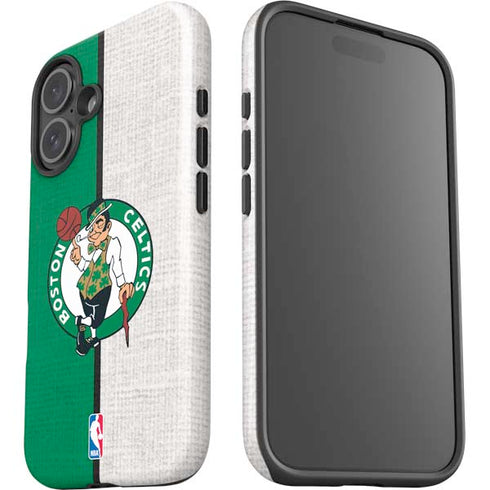 NBA Boston Celtics Canvas iPhone 16 Plus Impact Case