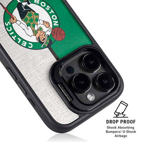 NBA Boston Celtics Canvas iPhone 16 Pro Kickstand Case