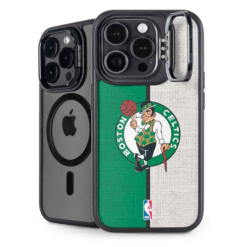 NBA Boston Celtics Canvas iPhone 16 Pro Max Kickstand Case