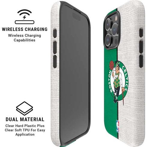 NBA Boston Celtics Canvas iPhone 16 Pro Max Magsafe Impact Case