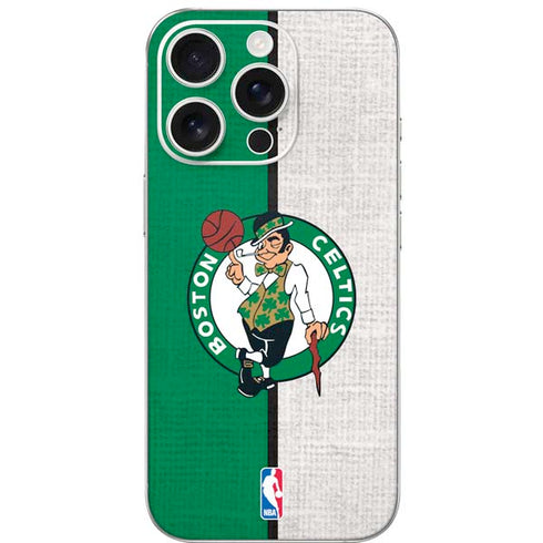 NBA Boston Celtics Canvas iPhone 16 Pro Skin