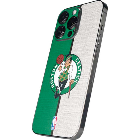NBA Boston Celtics Canvas iPhone 16 Pro Skin