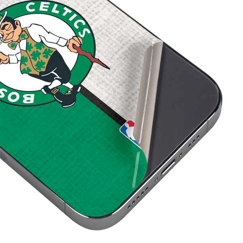 NBA Boston Celtics Canvas iPhone 16 Pro Skin
