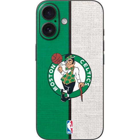 NBA Boston Celtics Canvas iPhone 16 Skin