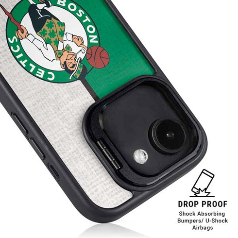 NBA Boston Celtics Canvas iPhone 16e Kickstand Case