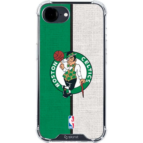 NBA Boston Celtics Canvas iPhone 16e Clear Case