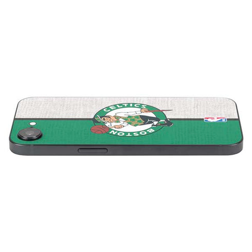 NBA Boston Celtics Canvas iPhone 16e Skin