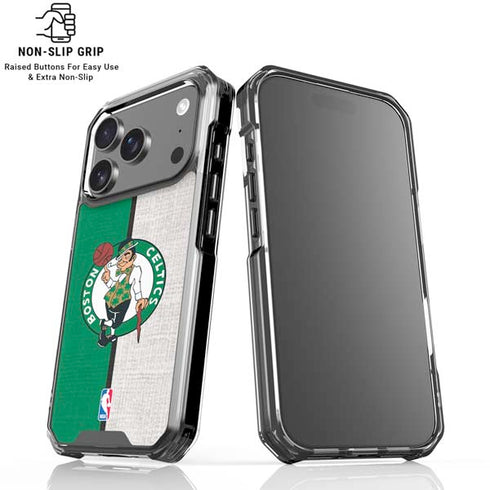 NBA Boston Celtics Canvas iPhone 18 Pro Clear Case