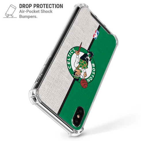 NBA Boston Celtics Canvas iPhone X/XS Clear Case