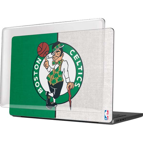 NBA Boston Celtics Canvas MacBook Pro 14in (2021-24) Case plus Skin