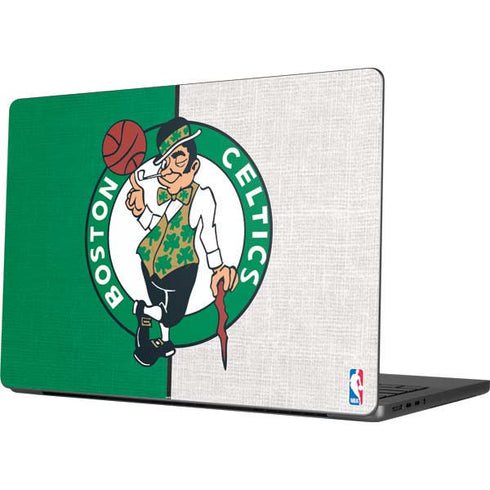 NBA Boston Celtics Canvas Apple MacBook Pro 14-inch Skin