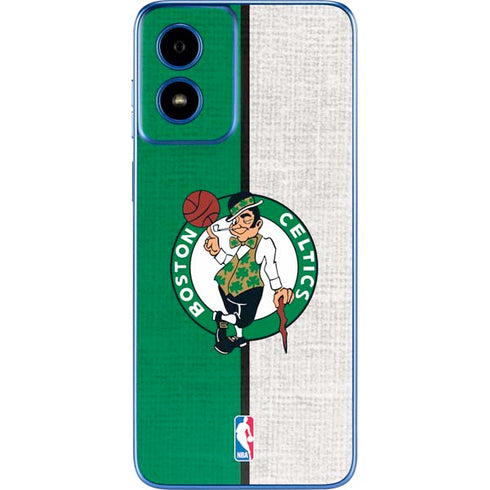 NBA Boston Celtics Canvas Moto G Play 4G (2024) Skin