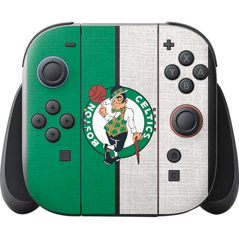 NBA Boston Celtics Canvas Nintendo Switch 2 (2025) with Joy-Con Skin