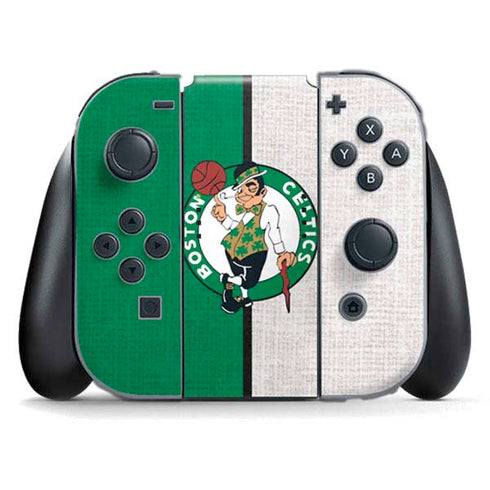 NBA Boston Celtics Canvas Nintendo Skins