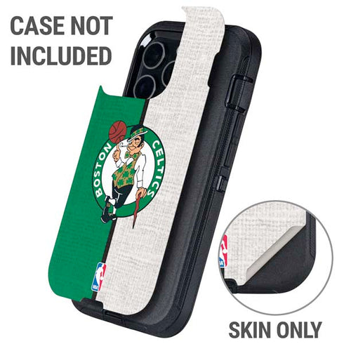 NBA Boston Celtics Canvas Otterbox Defender iPhone Skin