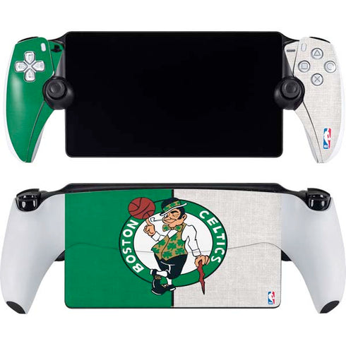 NBA Boston Celtics Canvas PlayStation Portal Remote Player Skin