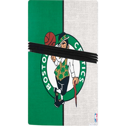 NBA Boston Celtics Canvas PS5 Pro Console Skin