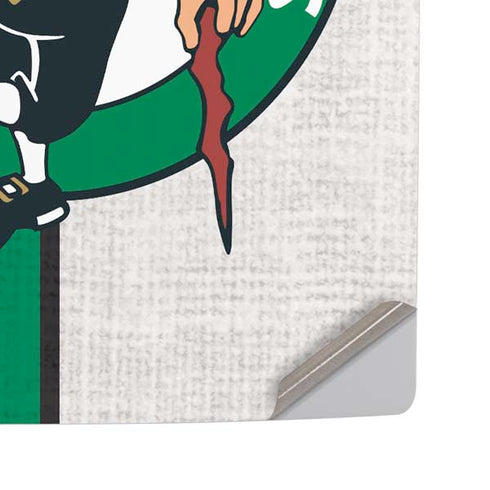 NBA Boston Celtics Canvas PS5 Pro Disk Console Skin