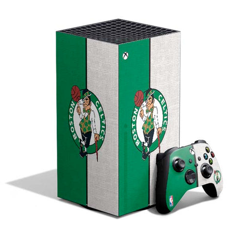 NBA Boston Celtics Canvas XBox Series X Digital Edition Bundle Skin