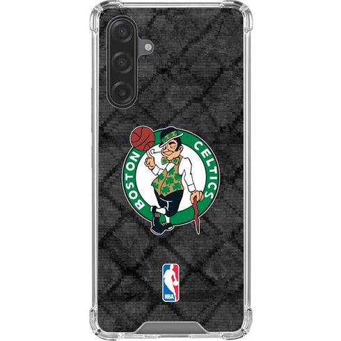 NBA Boston Celtics Dark Rust Galaxy A17 Clear Case
