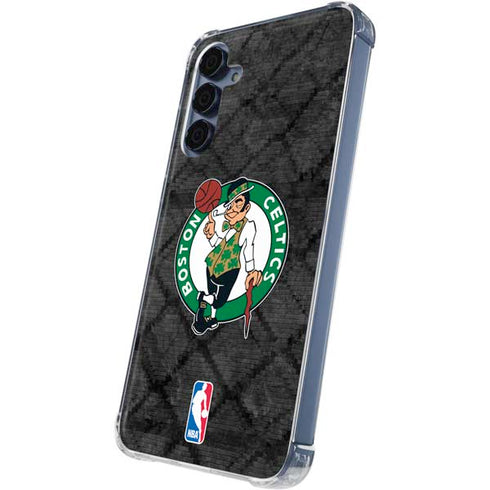 NBA Boston Celtics Dark Rust Galaxy A55 5G Clear Case